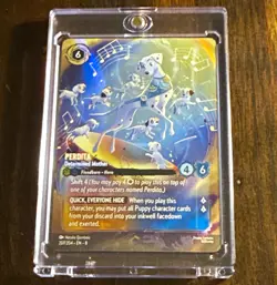 Disney Lorcana Perdita - Determined Mother 207/204 Legendary Amber Foil First - Image 1