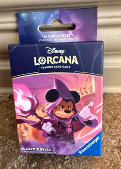 NEW* Disney Lorcana Trading Card Game Card Sleeves 65 Pc Matte Finish - Image 1