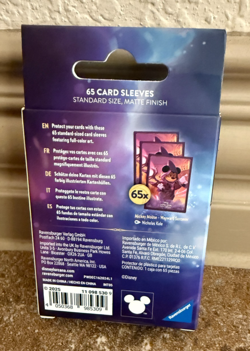 NEW* Disney Lorcana Trading Card Game Card Sleeves 65 Pc Matte Finish - Image 2