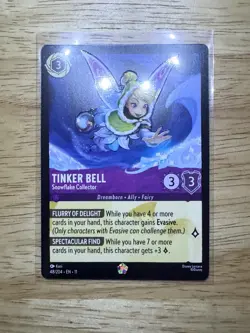 Disney Lorcana Winterspell - Tinker Bell - Snowflake Collector - 48/204 - Image 1