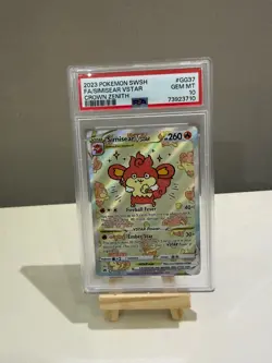 PSA 10 Simisear Vstar GG37/GG70 Pokemon Crown Zenith Galarian Gallery - Image 1