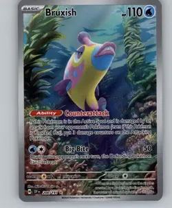 Bruxish 200/191 Illustration Rare Surging Sparks Pokemon Holo Near Mint - Image 1
