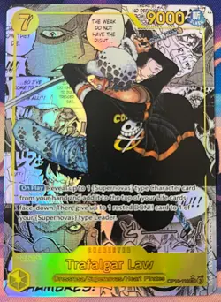 Trafalgar Law Manga Rare OP10-119 Royal Blood English One Piece Card Foil - Image 1