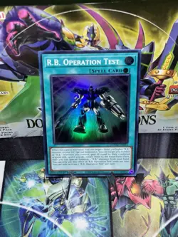 Yugioh R.B. Operation Test DOOD-EN094 1st Edition Super Rare NM Presale - Image 1