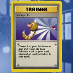 Pokemon Scoop Up #78/102 Rare 1999 Base Set Trainer Card ☆Near-Mint☆ #² - Image 1