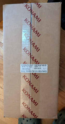 Yugioh 2019 Gold Sarcophagus Tin Sealed Case 12 Mega Tins Sealed - Image 1