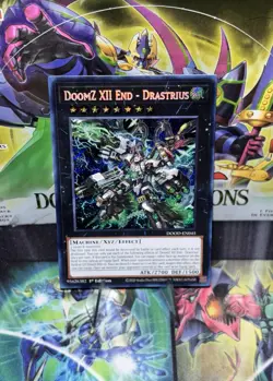Yugioh DoomZ XII End - Drastrius DOOD-EN045 1st Edition Secret Rare NM Presale - Image 1