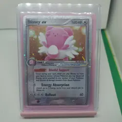 Blissey ex 101/115 Ex Unseen Forces Holo Near Mint 2005 Vintage Pokemon TCG Card - Image 1
