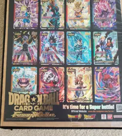 Dragon Ball Super Card Game Fusion World 1st Anniversary Poster Sealed Promo New - Image 4