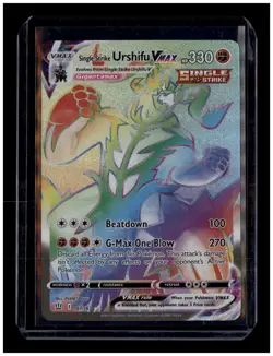 Pokemon Card - Single Strike Urshifu Vmax 167/163 - Hyper Rare - Battle Styles - Image 1
