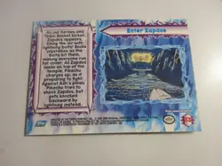 Enter Zapdos Pokemon the Movie 2000 Topps Pokemon Card LP - Image 2