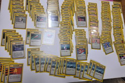 Pokemon Base Set Unlimited Trainer Card Lot of 141 English WOTC Era 1999 LP-DMG - Image 1