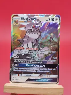 184/236 Silvally GX Holo Ultra Rare SM Cosmic Eclipse Pokemon TCG Card 2019 - Image 1