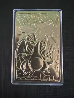 Pokemon Charizard 23K Gold-Plated Trading Card With COA - Image 1