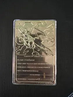 Pokemon Charizard 23K Gold-Plated Trading Card With COA - Image 2