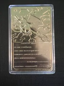 Pokemon Charizard 23K Gold-Plated Trading Card With COA - Image 4