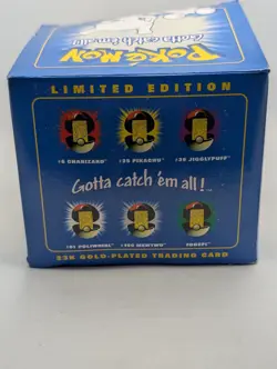 Pokemon MEWTWO 23k Gold Plated Trading Card 1999 Still Sealed With Box - Image 4