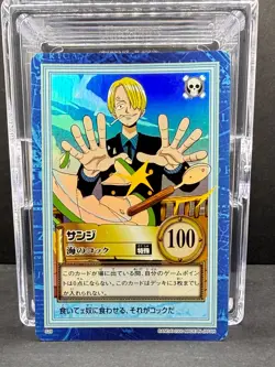Sanji S29 One Piece Carddass Hyper Battle Holo vintage Japanese Bandai - Image 1