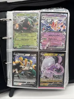 Pokemon card lot with binder, EX, V star, V, Illustration Rare, Radiant, Promo - Image 2