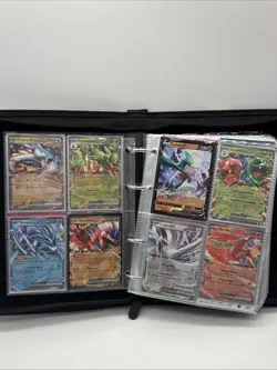 Pokemon card lot with binder, EX, V star, V, Illustration Rare, Radiant, Promo - Image 3