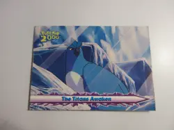 The Titans Awaken Pokemon the Movie 2000 Topps Pokemon Card Played - Image 1