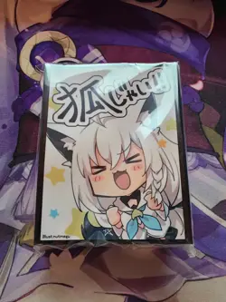 Doujin card sleeves Hololive Shirakami Fubuki - Image 1