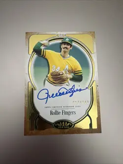 2026 Topps Tier One Rollie Fingers Prime Performers Auto #/149 Oakland Athletics - Image 1