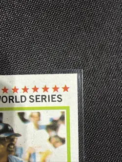 1978 Topps - Reggie Jackson - Record Breaker Most HR’s One World Series #7 NY - Image 4