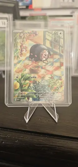 Lechonk Pokemon TCG SV03: Obsidian Flames Holo Card 209/197 NM Condition - Image 2