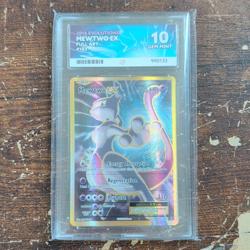 Pokemon TCG Mewtwo EX Full Art Holo Evolutions 103/108 2016 ACE 10 - Image 1