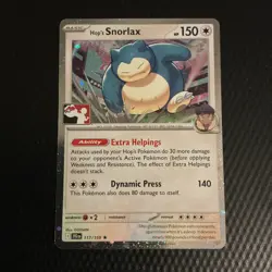Pokemon TCG HOP'S SNORLAX Rare Holo Stamped 117/159 - Image 1