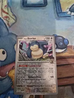 HOP'S SNORLAX 117/159 JOURNEY TOGETHER REVERSE HOLO RARE POKEMON TCG NM - Image 1