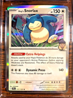 Hop's Snorlax Holo Rare #117|CGC GEM MINT 10|2025 Journey Together|Pokemon TCG - Image 2