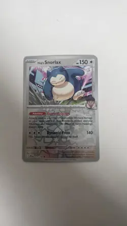 Pokemon TCG Hop's Snorlax Journey Together 117/159 Reverse Holo Rare Card - Image 1