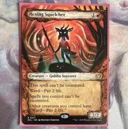 Hexing Squelcher (Borderless) - ECL 0317 - NM - Magic: Rhe Gathering - Image 1