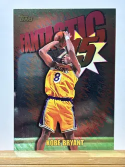 Topps Fantastic 15 Kobe Bryant Lakers 1997-98 Insert Basketball Card #F12 - Image 1
