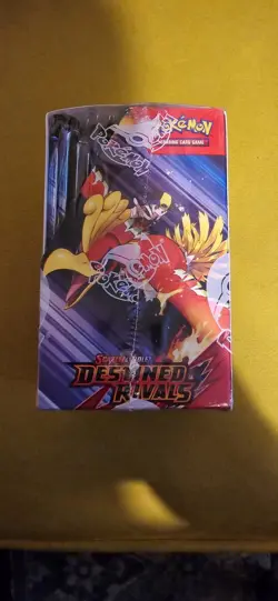 Pokemon TCG Destined Rivals Half Booster Box New And Sealed - Image 2