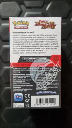 Pokemon TCG Destined Rivals Sealed Half Booster Box BRAND NEW 18 Packs - Image 4