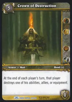 World of Warcraft TCG Crown of Destruction - Through the Dark Portal 252/319 - Image 1