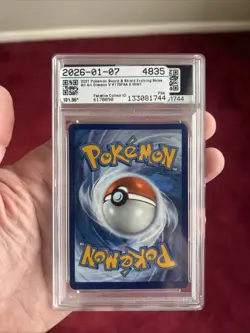 Pokemon TCG: Glaceon V 077 Eevee Heroes Alt Art Full Art 2021 077/069 SR PSA 9 - Image 3