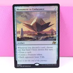 MTG Magic The Gathering Monument to Endurance 0237 Foil DFT LP - Image 1