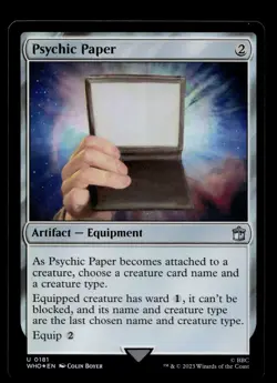 Psychic Paper 181 Foil U Universes Beyond: Doctor Who - Image 1