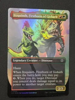Itzquinth, Firstborn of Gishath 331 The Lost Caverns of Ixalan MTG Foil LP - Image 1