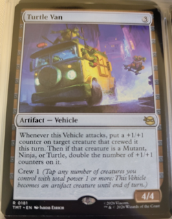 Turtle Van # 181 - TMNT - TMT - MTG Rares Cards Magic The Gathering - Image 1