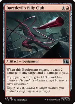 MTG Marvel Super Heroes Commander - Daredevil's Billy Club - Image 1