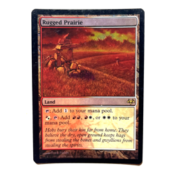 Rugged Prairie FOIL NM Eventide Rare MTG See Photos Magic the Gathering - Image 1