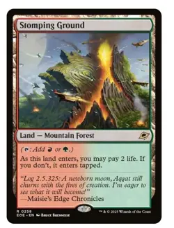 1x MTG Stomping Ground - Edge of Eternities Rare Land! NM Mint! - Image 1