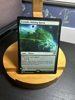 MTG TCG Edge of Eternities Evendo, Waking Haven 0253 Regular Mythic Land - Image 1