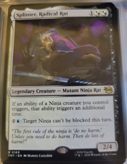 Splinter, Radical Rat # 169 - TMNT - TMT - MTG Cards Magic The Gathering - Image 1
