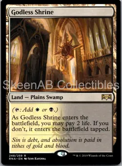 MTG SkeenAB Godless Shrine Ravnica Allegiance NM - Image 1